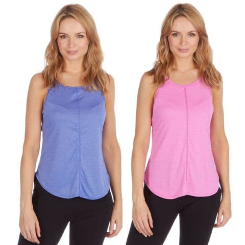 YOGA VEST TOP SLEEVELESS STRETCHY COOL DRY WICKING FITNESS SPORTS
